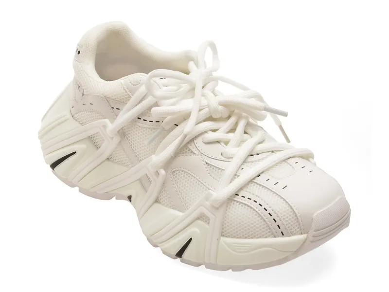 Pantofi sport GRYXX albi, 99901, din material textil