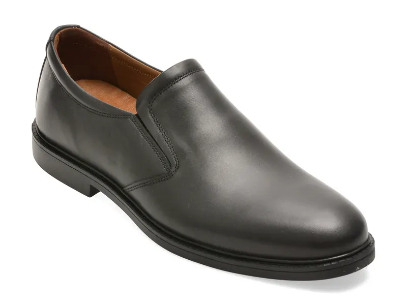 Pantofi eleganti BITE THE BULLET negri, RM116, din piele naturala