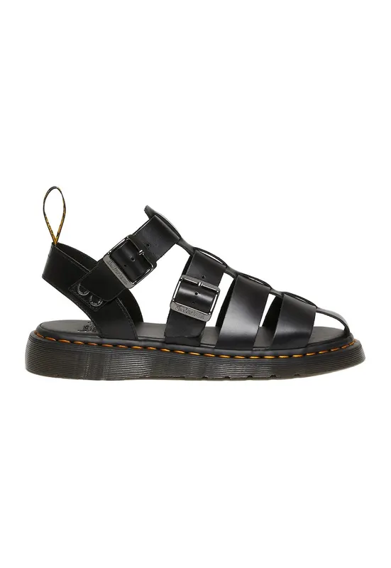 Sandale din piele Garin - Negru