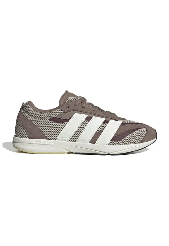 Pantofi sport cu garnituri de material sintetic Lightblaze - Alb/Maro taupe