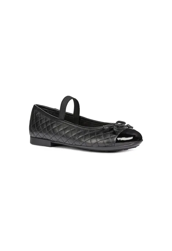 Espadrile baieti - Jr Plie' - Piele naturala - Negru