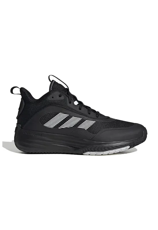 Pantofi cu insertii sintetice pentru baschet Own The Game - Negru/Gri deschis