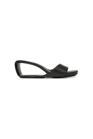 Slapi dama - 1000301162 - Piele naturala - Negru