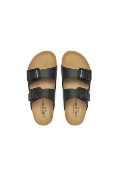 Slapi dama - 64301 - Piele naturala - Negru - Negru