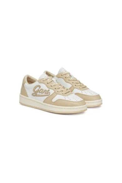 Pantofi sport dama - 30531900 - Piele naturala - Bej