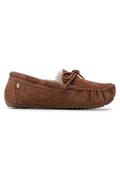 Papuci dama W10555 - Piele naturala - 38 EU - Maro