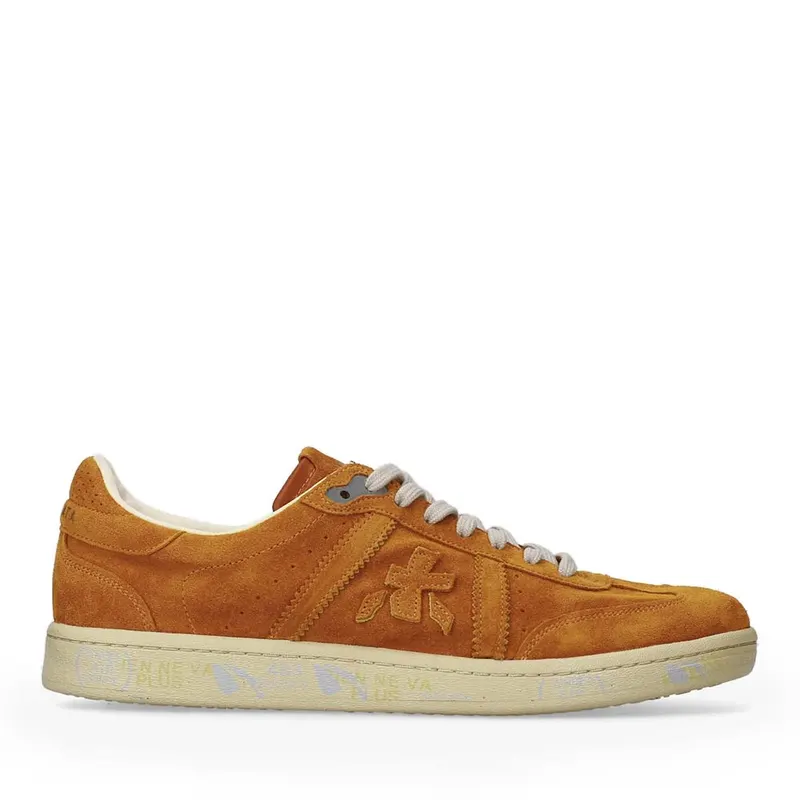 Sneakers bărbați Premiata Bonnie portocalii din piele întoarsă 1691BP8034VPO
