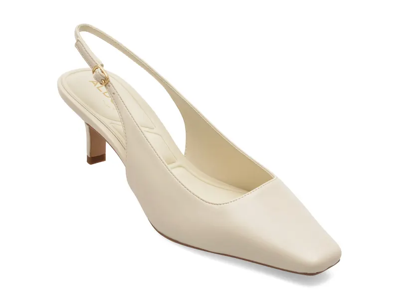 Pantofi eleganti ALDO albi, GABRIELLIE 110, din piele ecologica