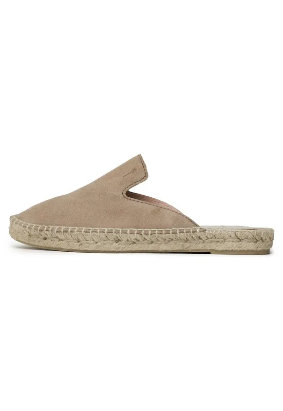 Espadrile pentru femei - 302778294 - piele naturala - maro