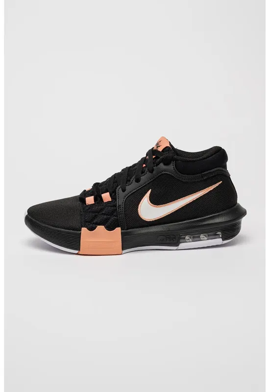 Pantofi pentru baschet LeBron Witness VIII - Negru/Roz somon