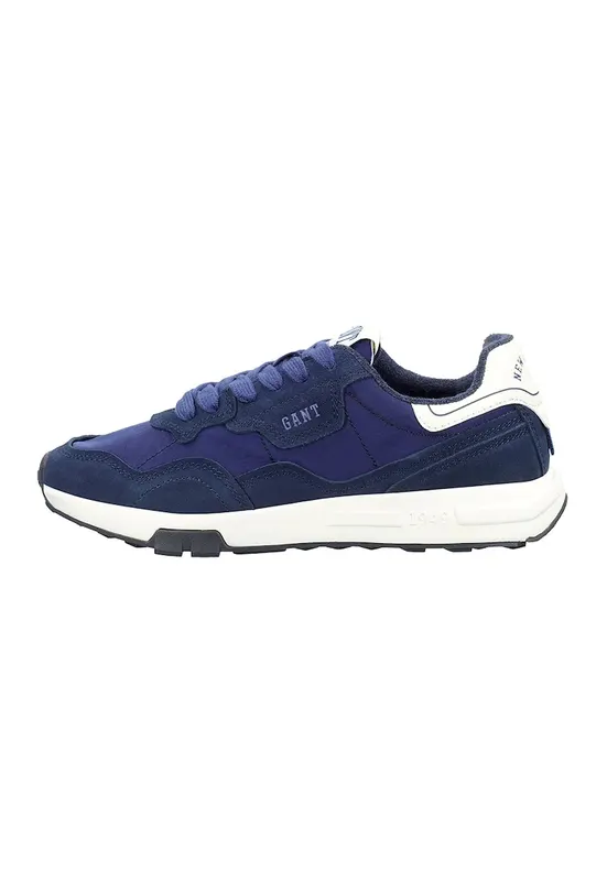 Pantofi sport cu garnituri din piele intoarsa si material sintetic Youtron - Albastru inchis/Albastru indigo