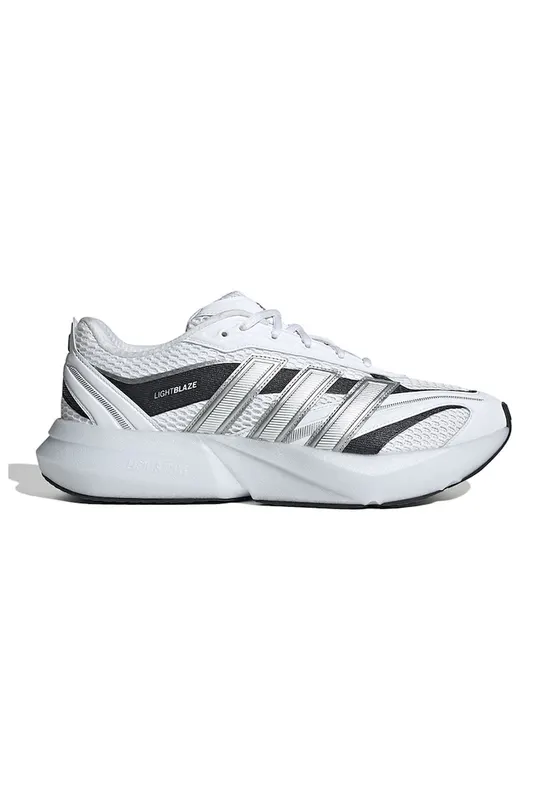 Pantofi sport cu insertii de plasa Lighblaze Glow - Alb/Negru/Gri deschis