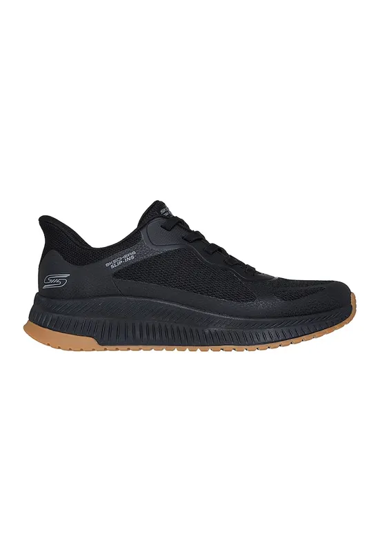 Pantofi sport Slip-ins™ Bobs Squad 4 - Negru/Gri inchis