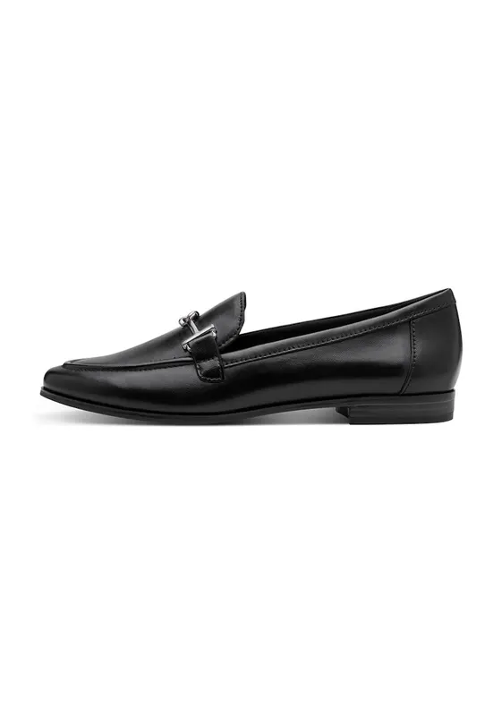Pantofi loafer cu detaliu metalic - Negru