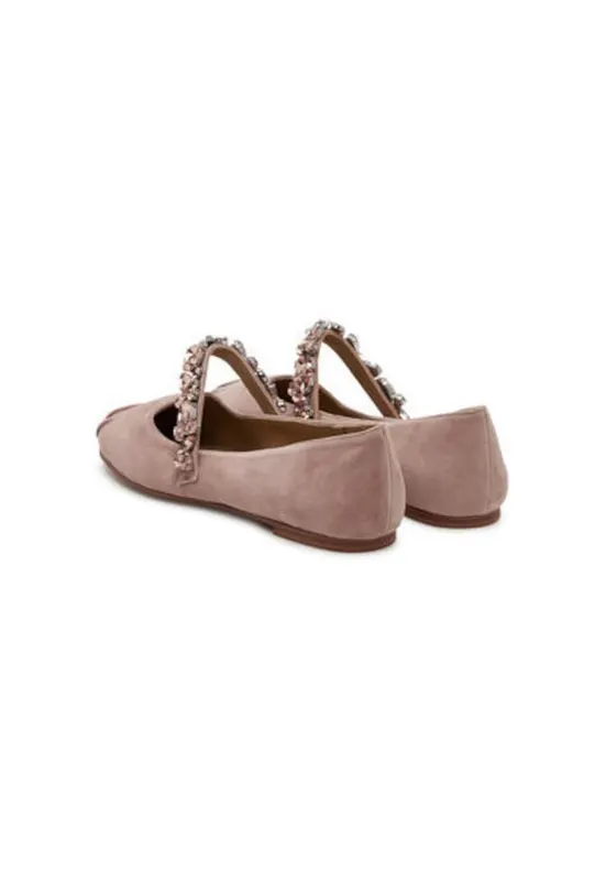 Balerini V250531 - Piele naturala - 39 EU - Roz