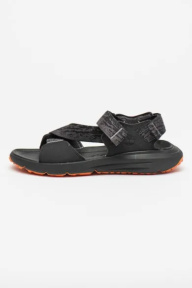 Sandale cu velcro Motion Dune - Negru