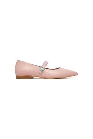 Balerini SULN265FLY - Piele naturala - Roz