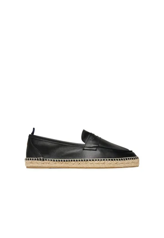 Espadrile barbati 025730-100 - Piele naturala - Negru