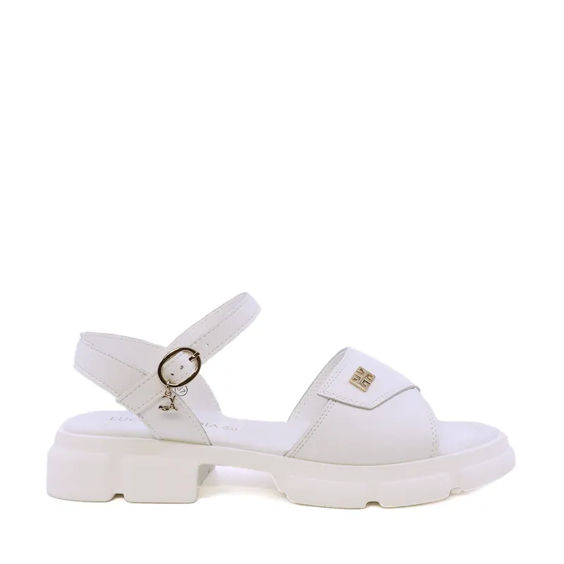 Sandale femei Luca di Gioia albe din piele 1299DS6700A