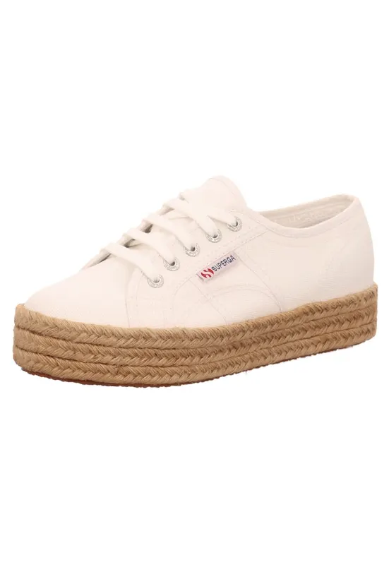 Pantofi sport cu platforma Textil - Alb
