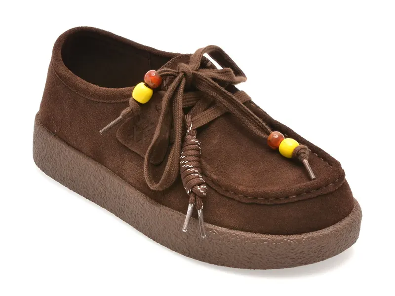 Mocasini GRYXX maro, 256, din piele intoarsa