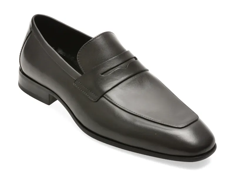 Mocasini eleganti ALDO negri, BEASON-IN 001 , din piele naturala