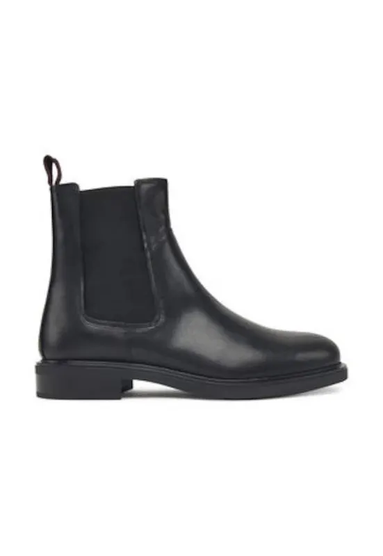 Ghete Chelsea pentru femei - 305573650 - piele naturala - Negru