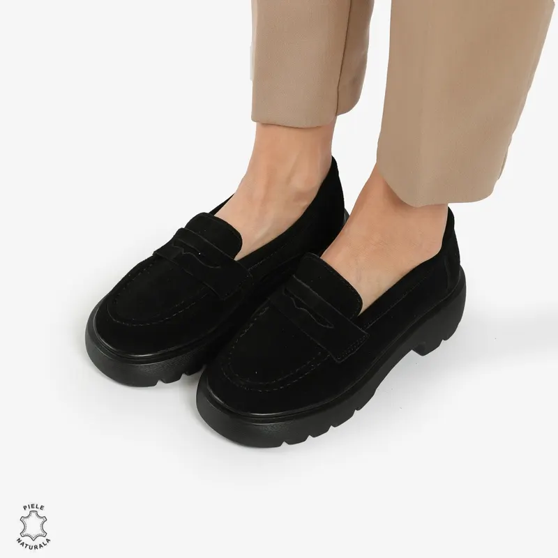 Mocasini dama din Piele naturală INTOARSA CRL1321
