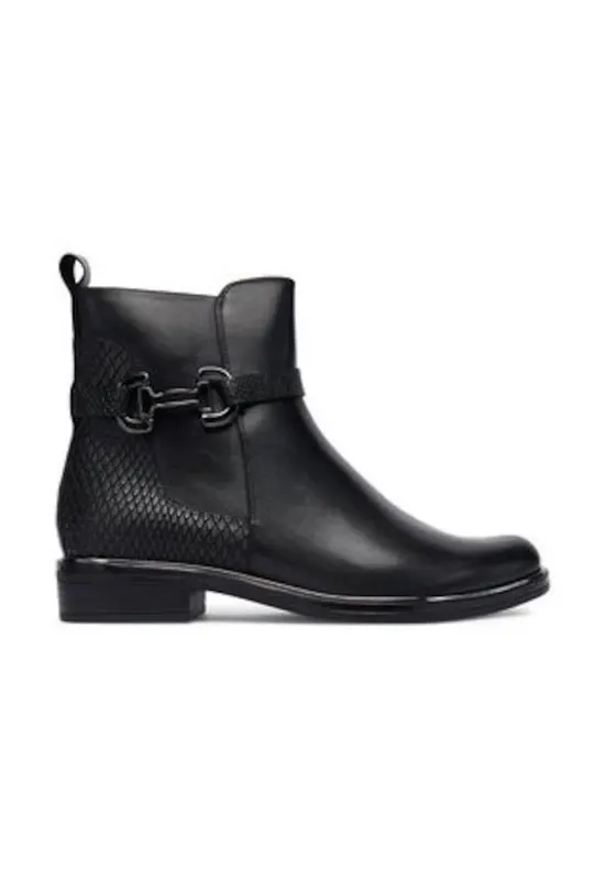 Botine - piele naturala - negru - Negru
