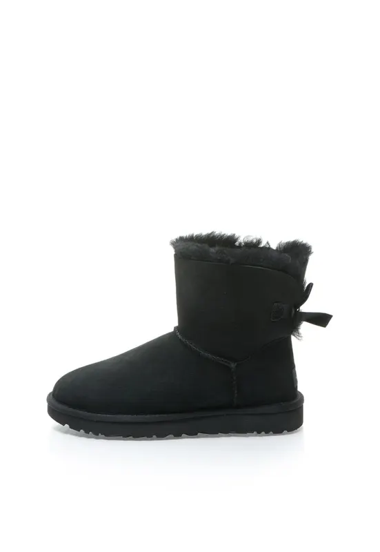 Ghete slip-on de piele intoarsa Mini Bailey - Negru