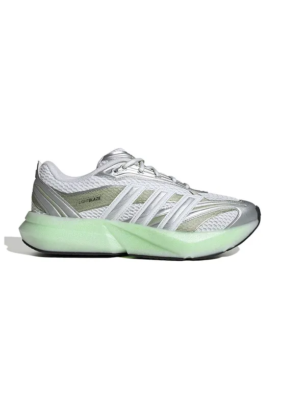 Pantofi din material textil cu aspect metalizat Lightblaze Glow - Alb/Gri deschis/Verde pal