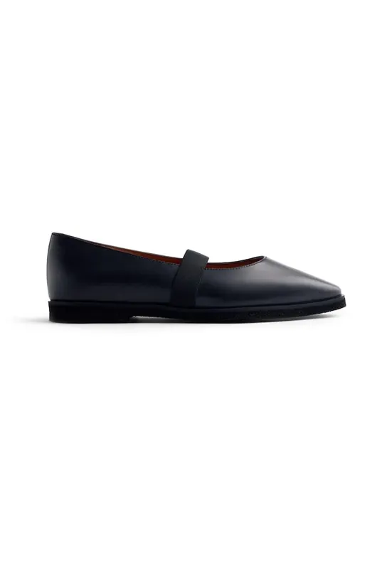 Balerini de piele Lonsdale - Negru
