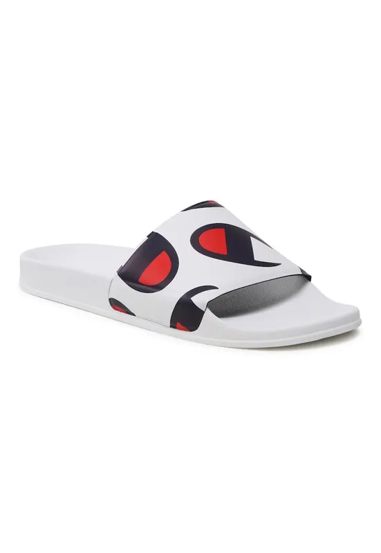 Papuci flip-flop barbati - Textil - Alb