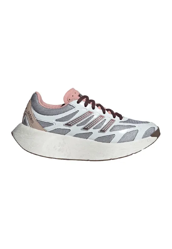 Pantofi sport low-cut cu talpa wedge Adizero Aruku - Gri/Roz prafuit