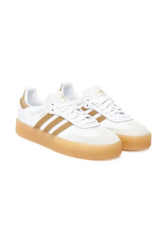 Pantofi sport din piele cu garnituri contrastante