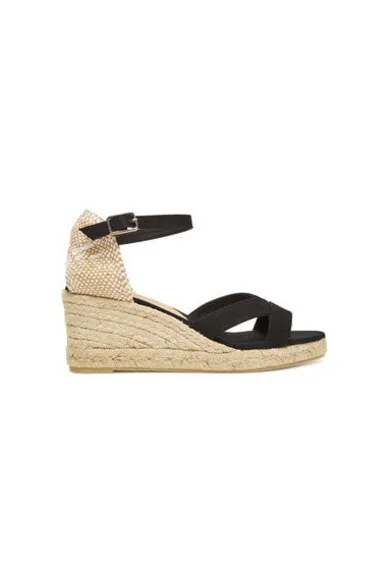 Espadrile dama 025533-100 - Textil - Negru