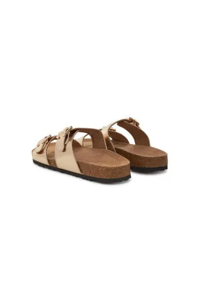 Slapi dama - 15331392 - Piele ecologica - Auriu
