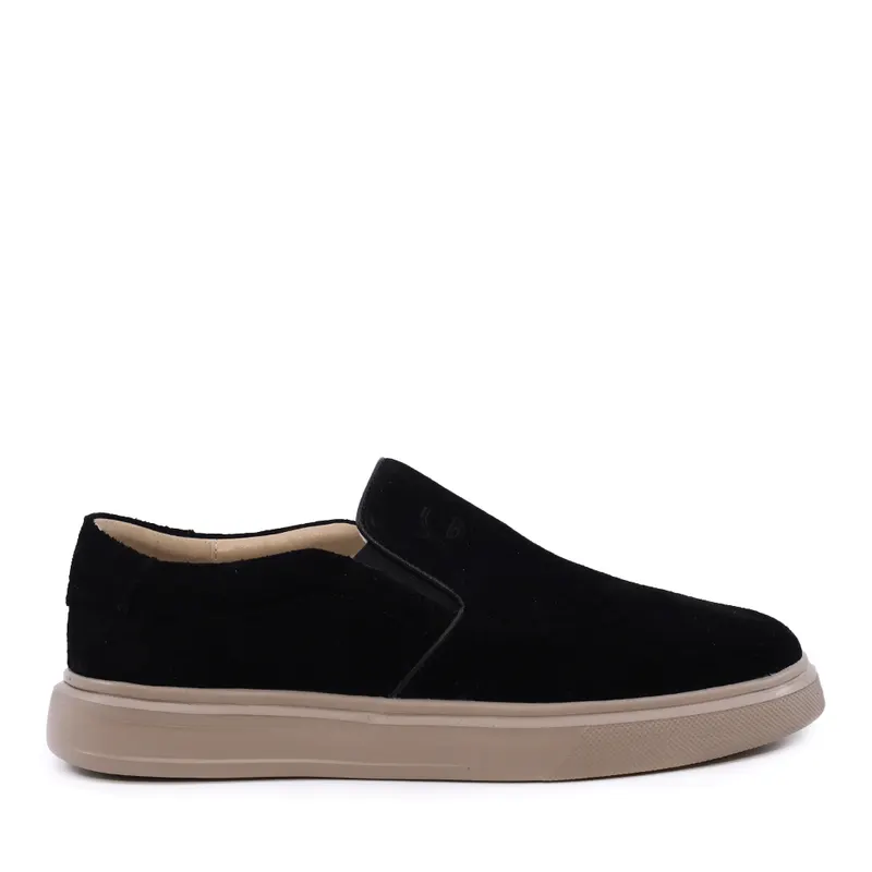 Pantofi slip on bărbați Luca di Gioia negri din velur 3911BP810VN