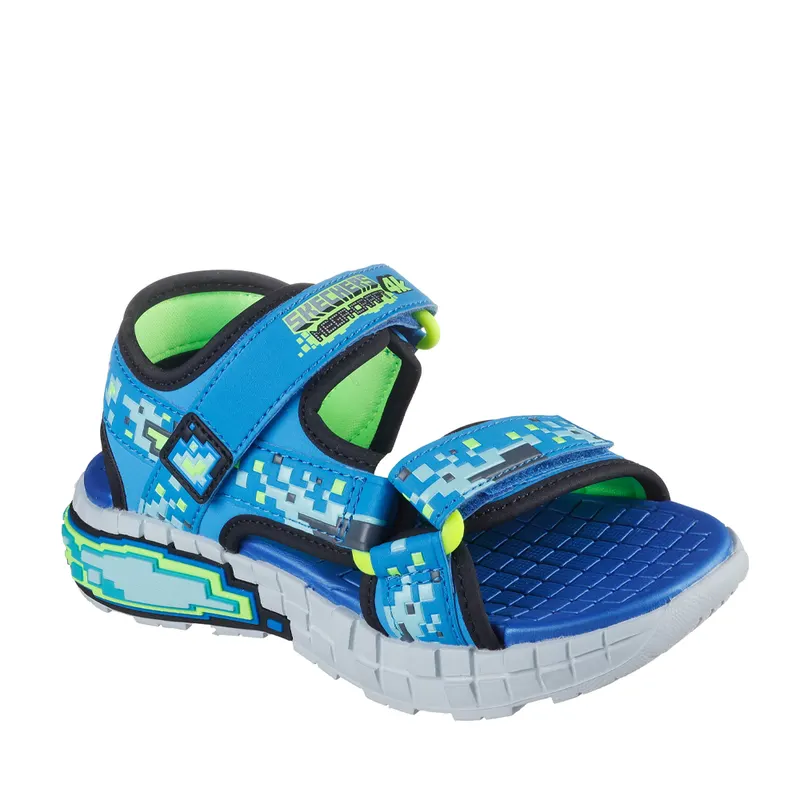 Sandale băieți Skechers albastre 1969MS402161BL — imaginea 2
