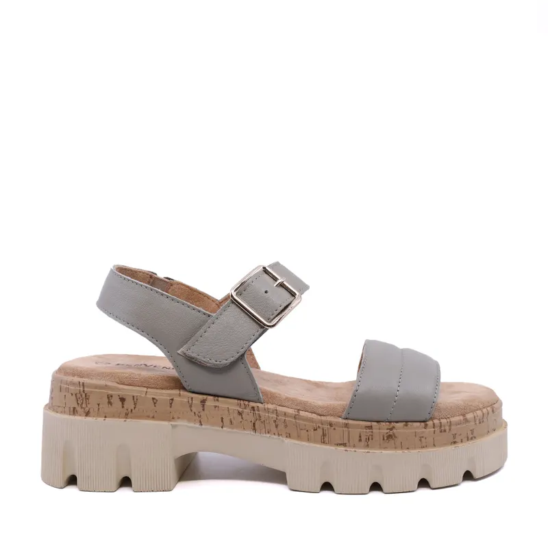Sandale chunky femei verzi din piele 1937DS4243230V
