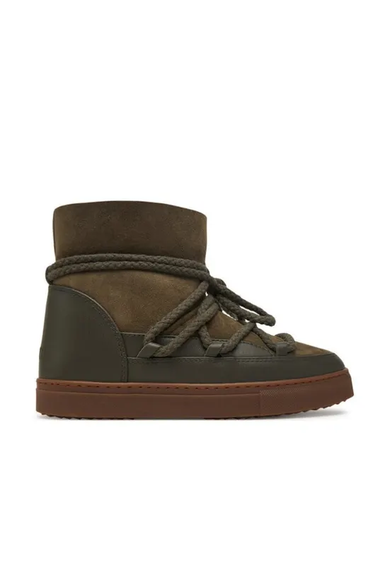 Ghete de zapada pentru femei - 305626868 - piele naturala - kaki