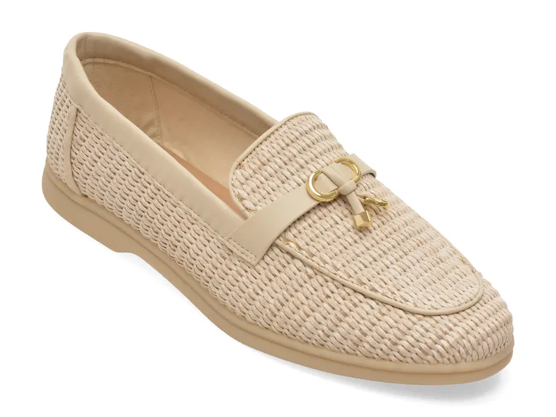 Mocasini ALDO bej, CRERAS 108, din material textil
