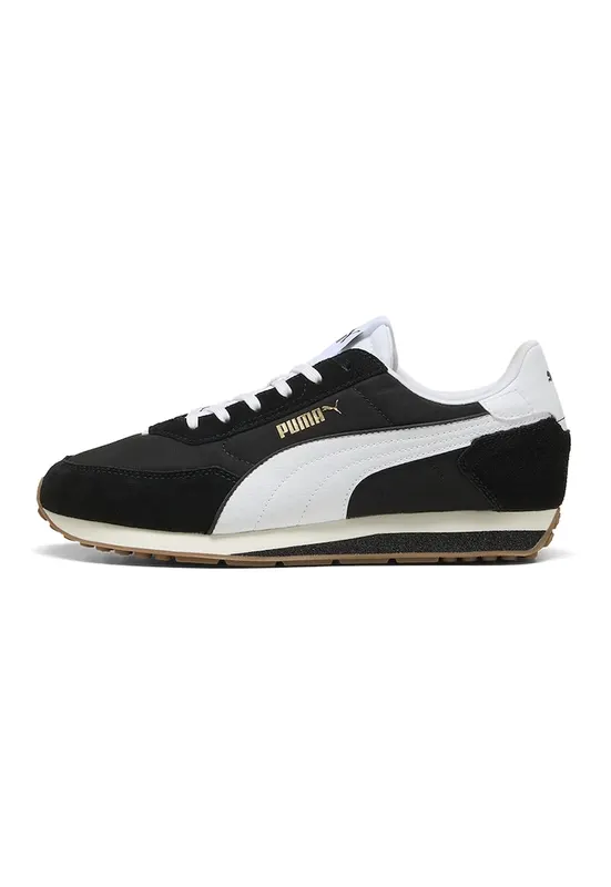 Pantofi sport St Miler de plasa cu garnituri de piele intoarsa - Alb/Negru