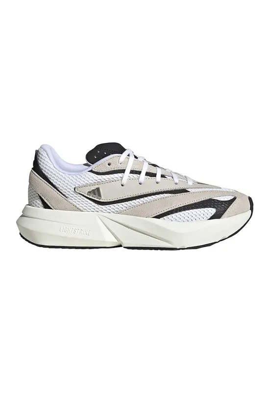 Pantofi sport cu insertii de piele intoarsa Lightblaze - Alb fildes/Negru