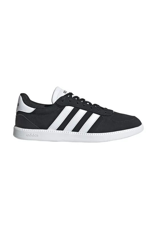 Pantofi sport din piele intoarsa Breaknet Sleek cu logo - Alb/Negru