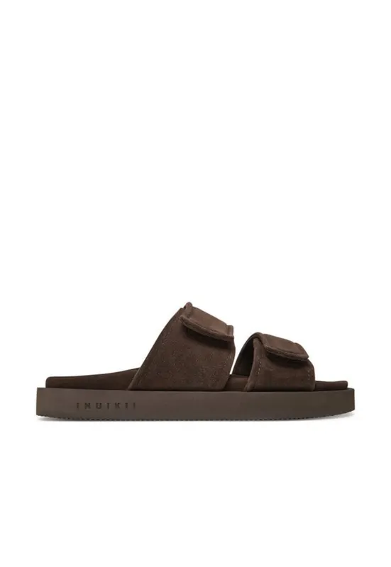 Slapi barbati 50102 510/701 - Piele naturala - Maro - Maro