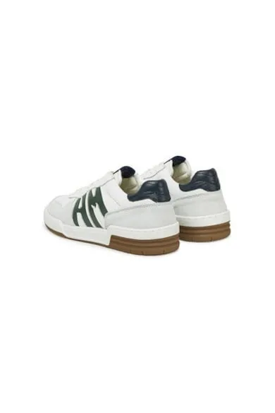 Pantofi sport barbati - 251SC300UXPL212 - Piele naturala - Alb