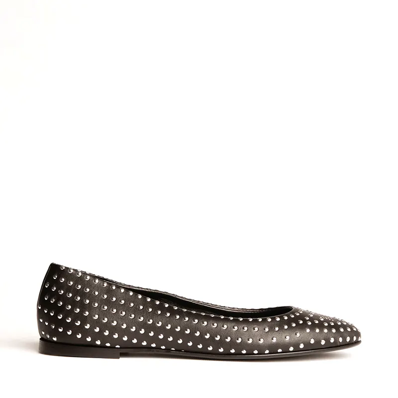 Balerini femei Karl Lagerfeld Karo Microstudf Pump negri 2058DB40123N