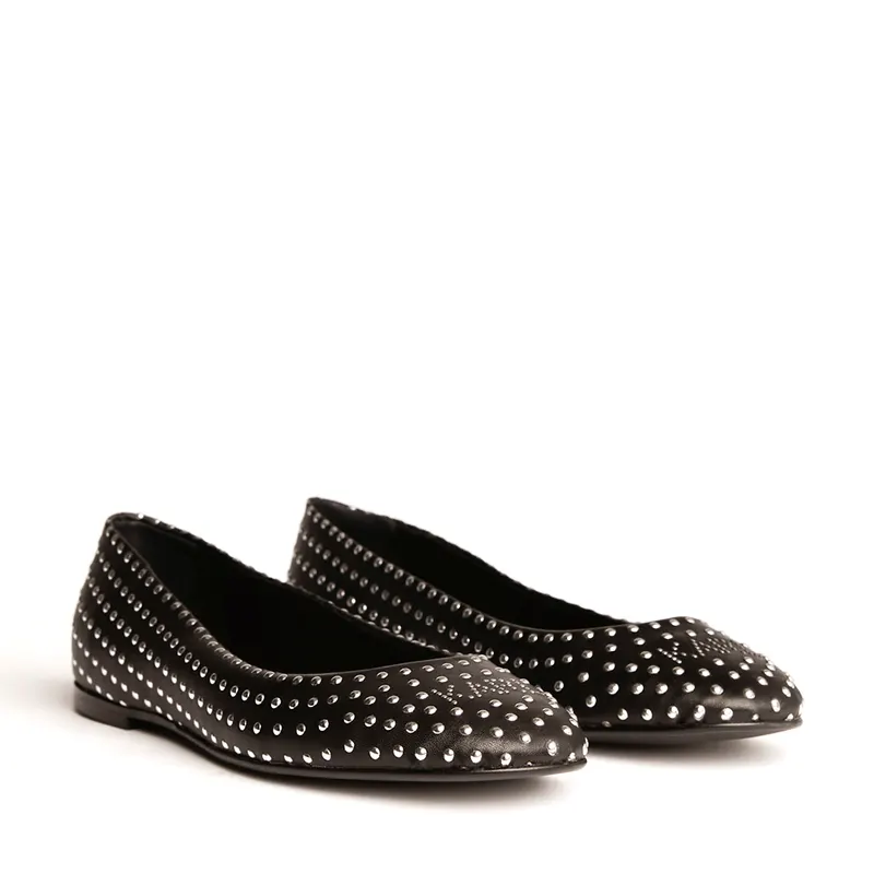 Balerini femei Karl Lagerfeld Karo Microstudf Pump negri 2058DB40123N — imaginea 2