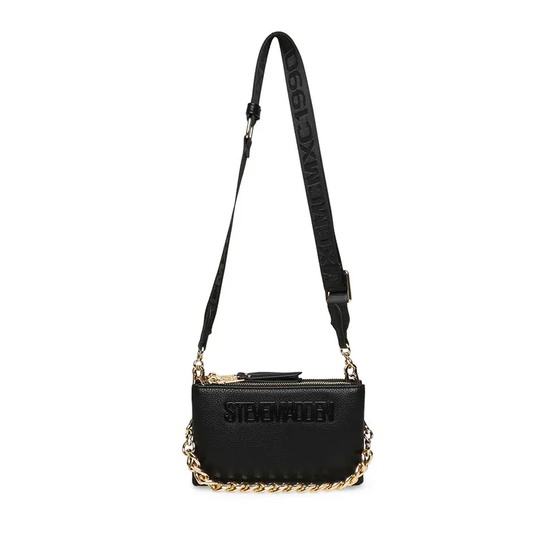 Poșetă crossbody femei Steve Madden Nicco neagră 1662POSSBniccoN